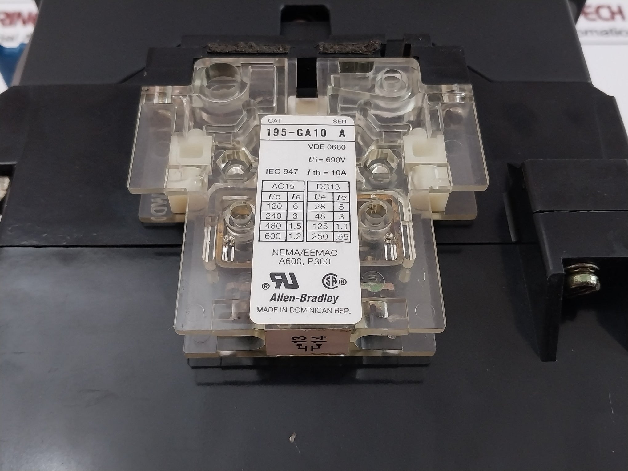 100-b180N*3 Contactor Allen-bradley 690V 225A