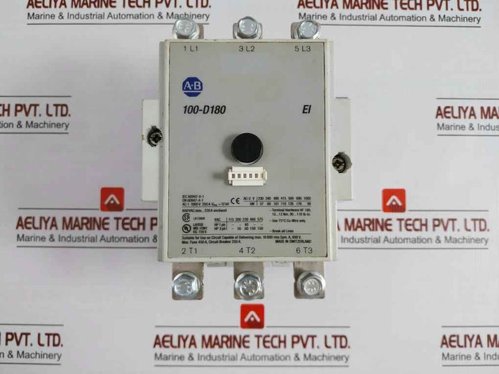 100-d180 Ei Contactor 1000V 250A Allen Bradley