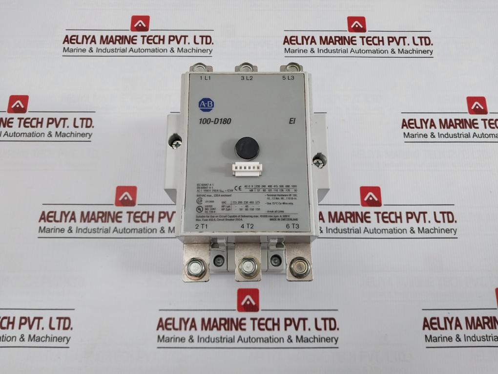 100-d180 Ei Contactor Allen-bradley 600Vac 220A