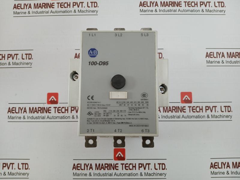 100-d95Kf11 Contactor 230V 50/60Hz Allen-bradley