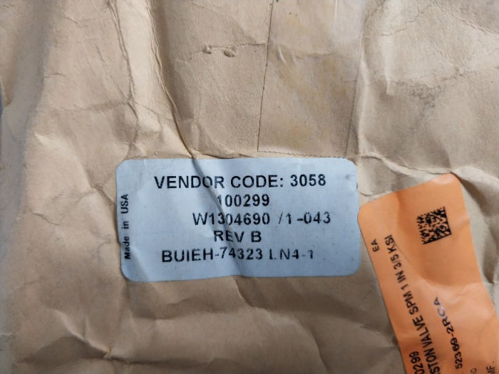 100299 Piston Valve Spm 0000003058