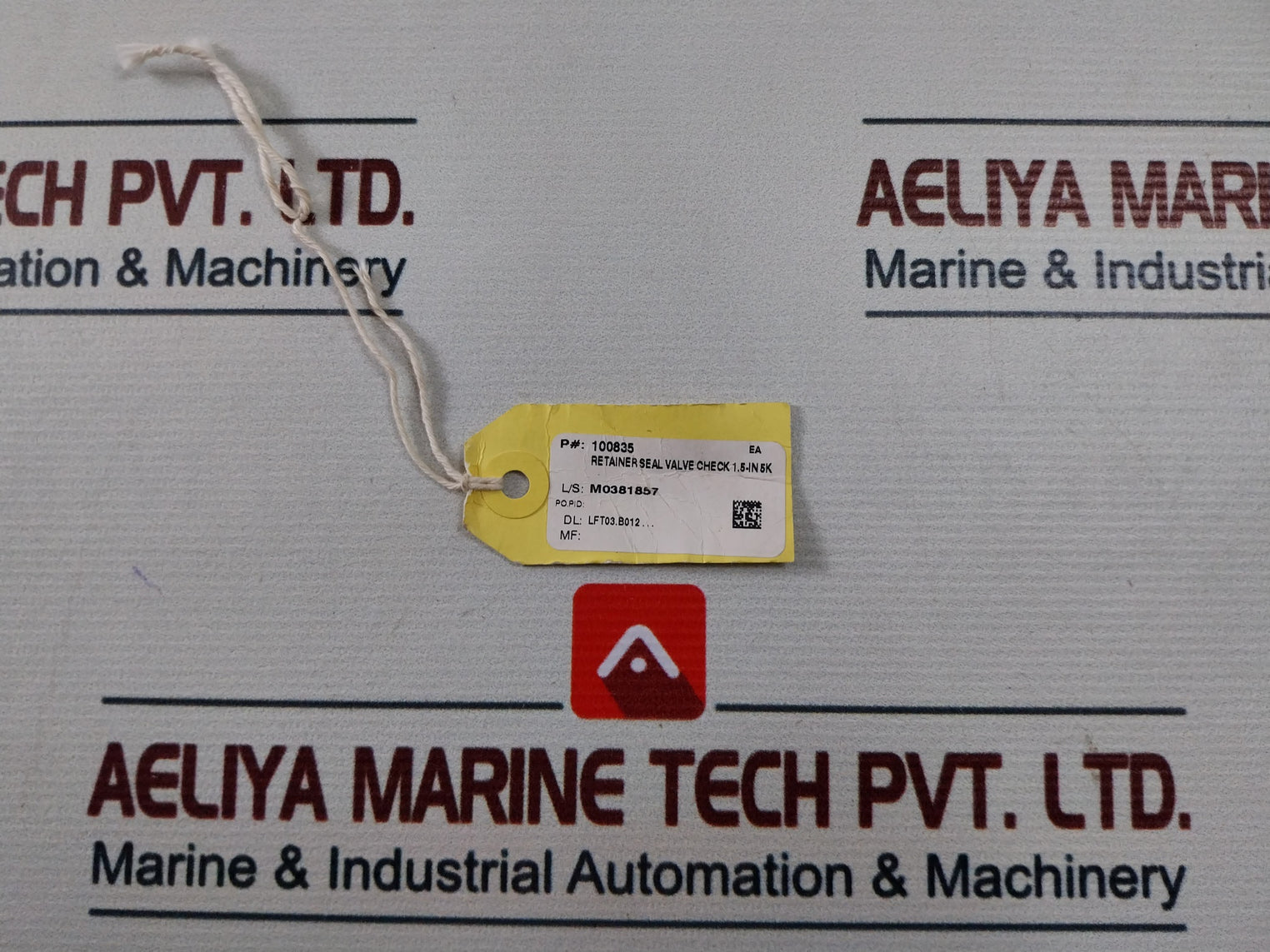 Oceaneering 100835 Retainer Seal Valve Check 1.5-in 5K