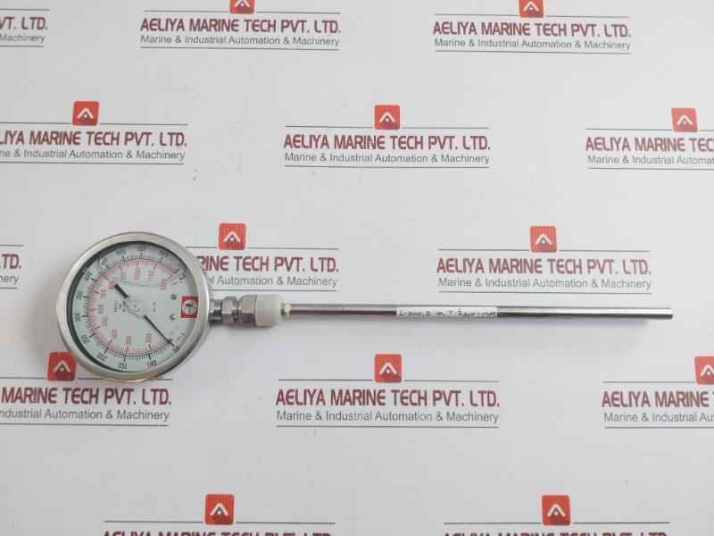 100S-gf-mt-s66-db Temperature Gauge 50 To 650°C Size-100Mm Hunter (1 Box = 2 Pcs)
