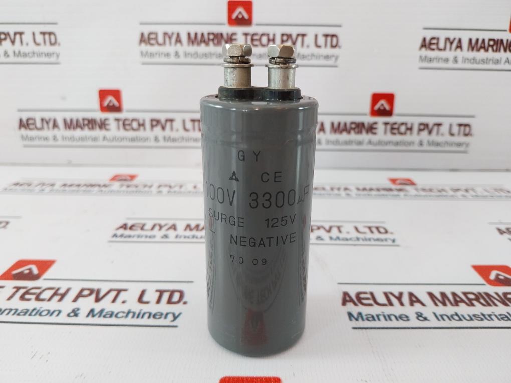 100V Capacitor 3300µF Gy
