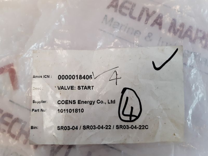 101101810 Start Valve