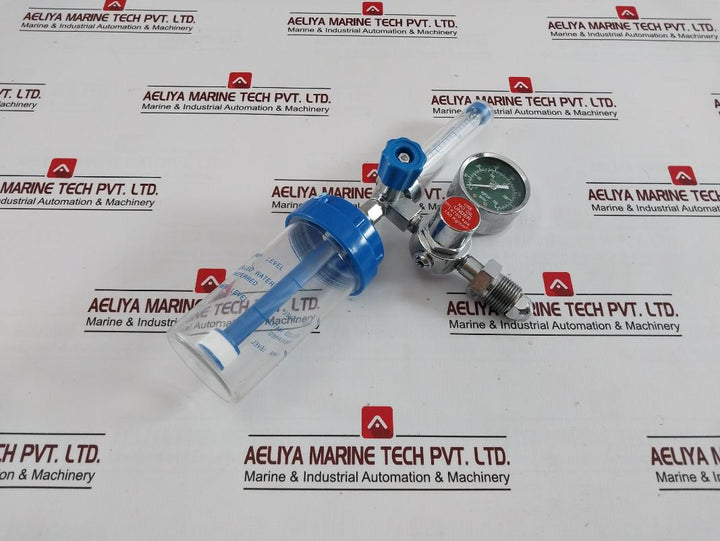 101325Pa Oxygen Pressure Reducing Regulator Flowmeter Inhalator 14700 Kpa