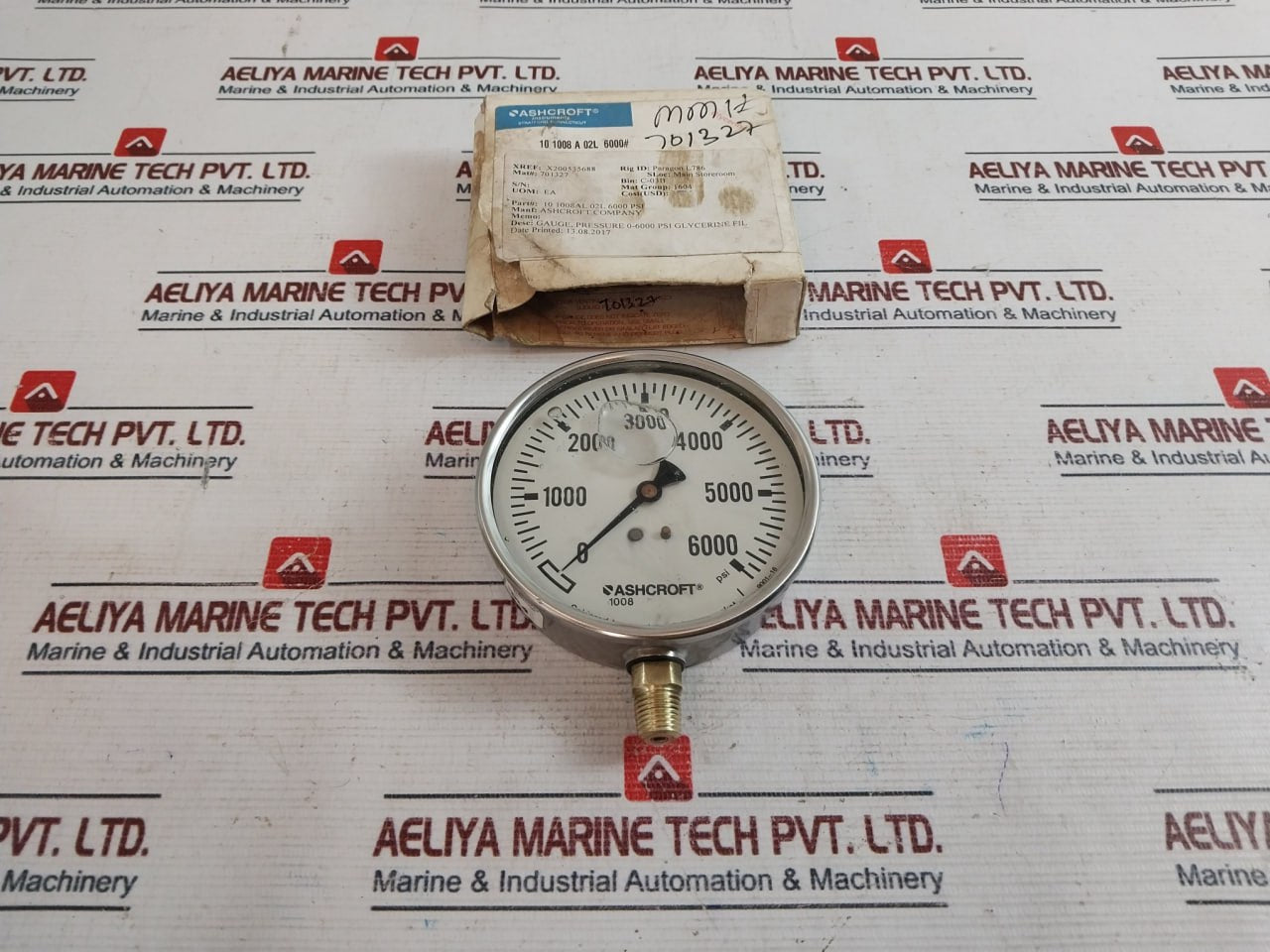 Ashcroft 1008 Pressure Gauge