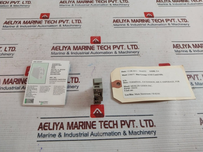 Schneider Electric Merlin Gerin 29450 Auxiliary Switch Circuit Breaker Accessory