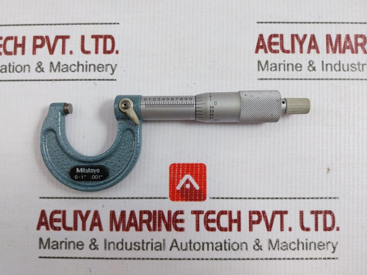 103-177 Analog Outside Micrometer Set Mitutoyo 20°C M110-1