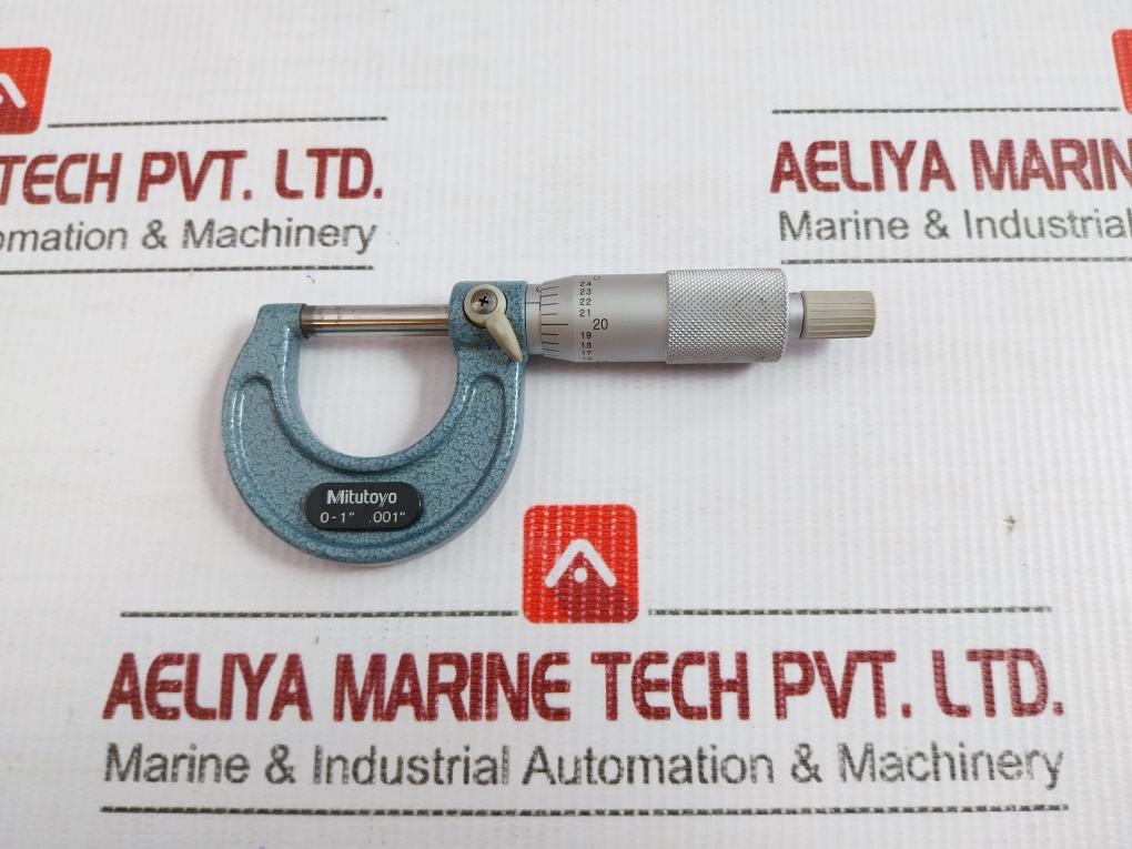 103-177 Analog Outside Micrometer Set Mitutoyo 20°C M110-1"