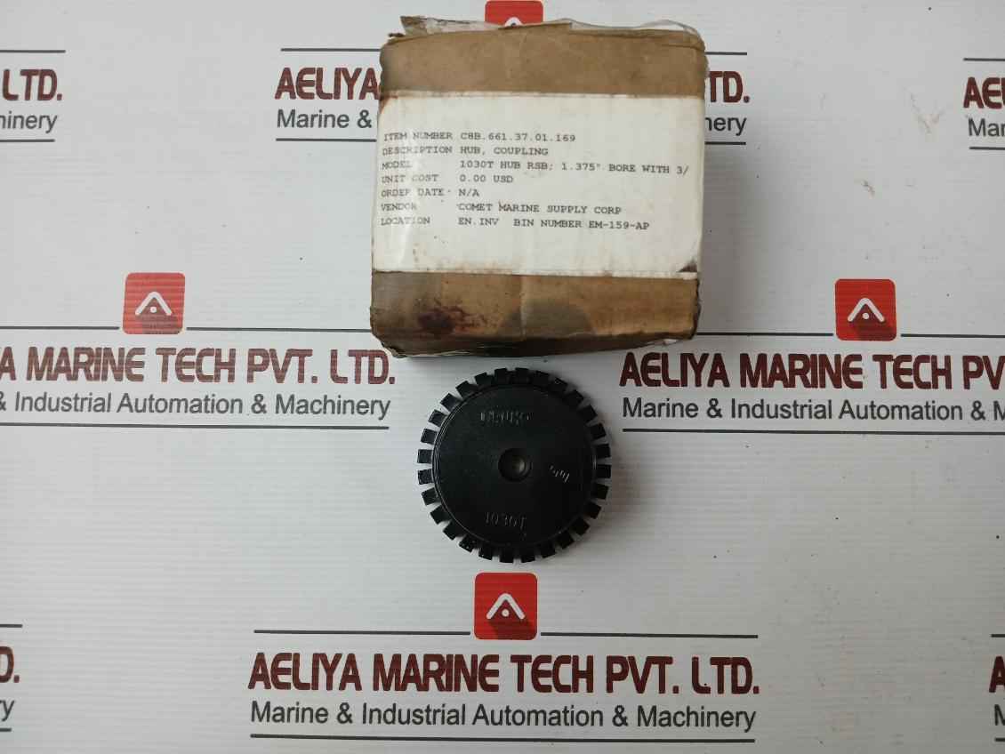 1030T Hub Rsb; 1.375” Bore Brand Falk Coupling 890 Gm