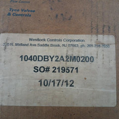 1040Dby2A2M0200 Valve Position Monitor Switch Box Westlock