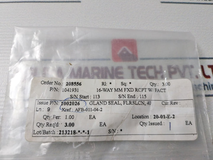 1041931 Gland Seal Flrslcn 208556