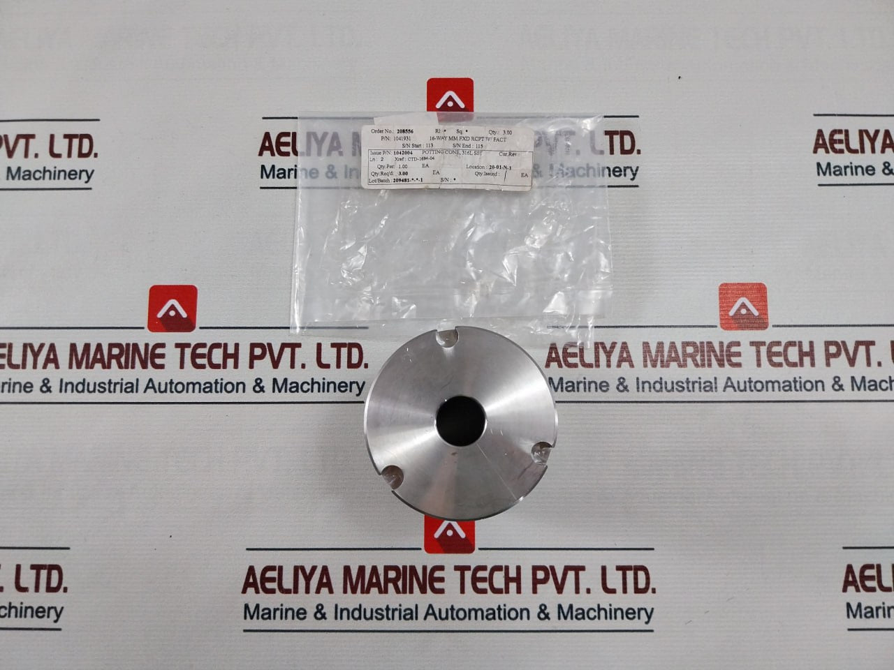 1041931 Potting Cone 16-way Mm Fxd Rcpt W/Fact 1042004