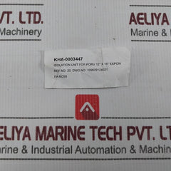 109609124021 Isolation Unit