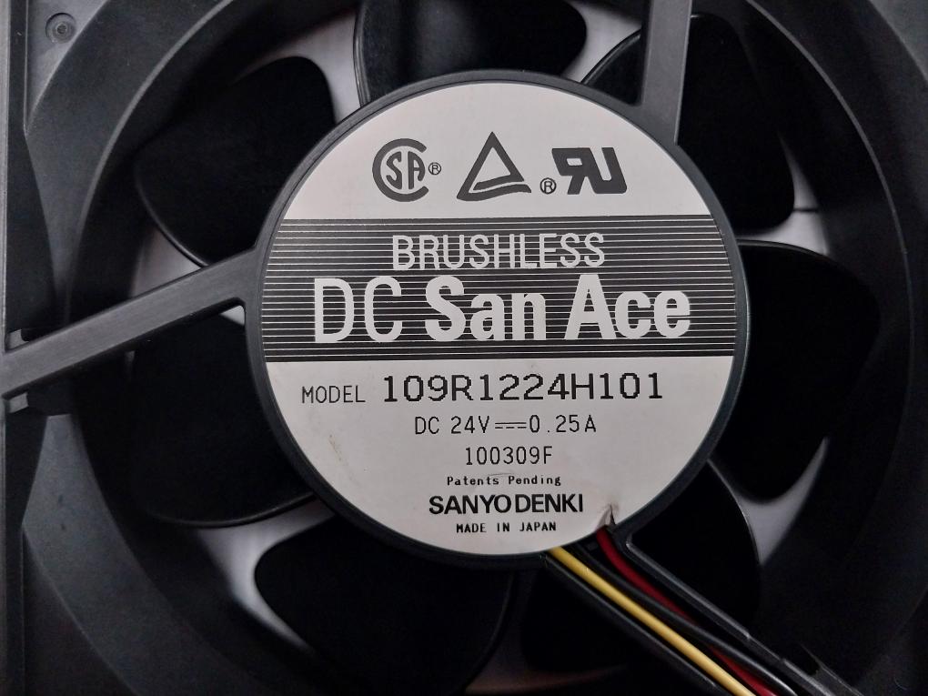 109R1224H101-Dc-Cooling-Fan-Dc-24V-0-25A-Sanyo-Denki-209632-9