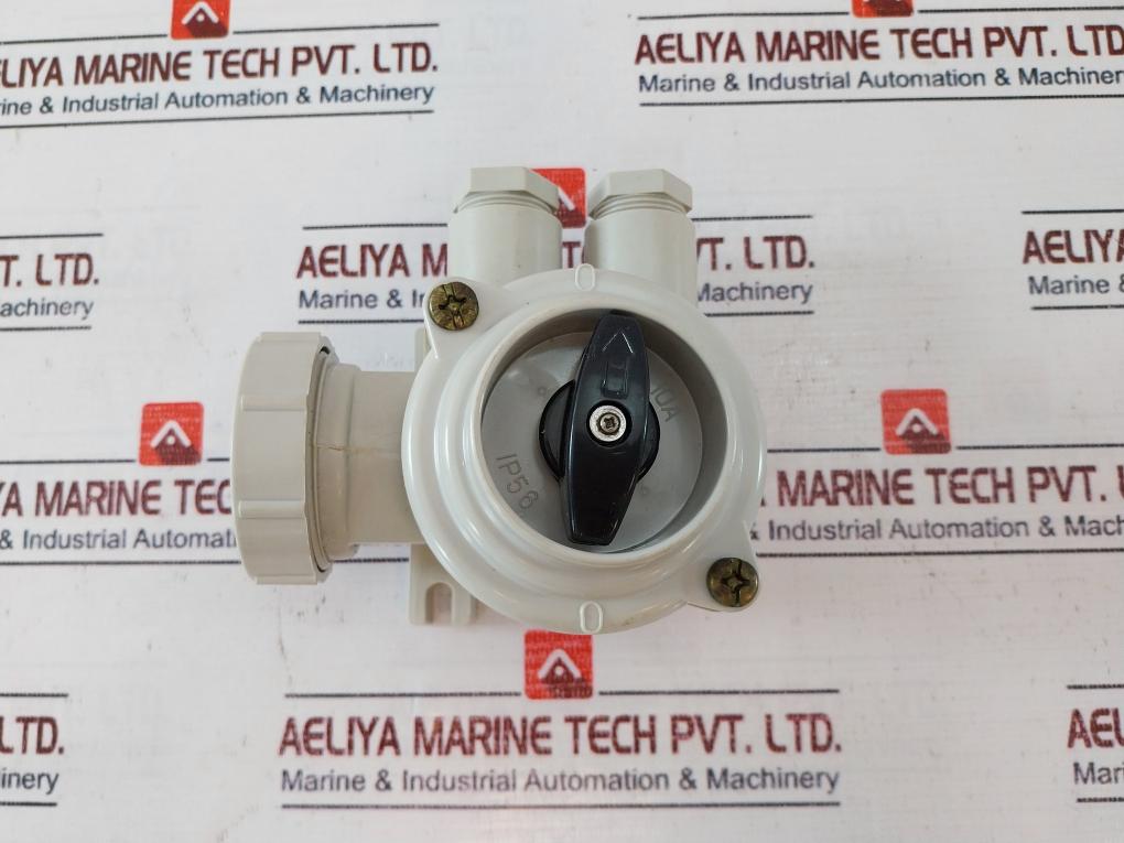 10A 250V Ip56 Socket With Rotary Switch