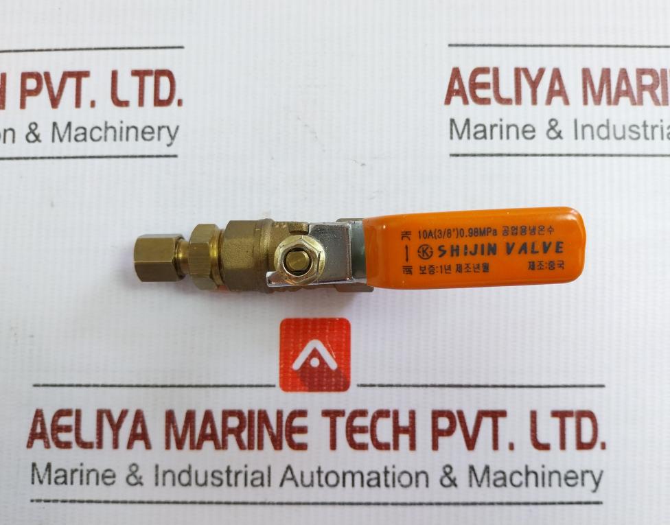 10A(3/8') 0.98 Mpa Shijin Ball Valve Weight 130 Gm