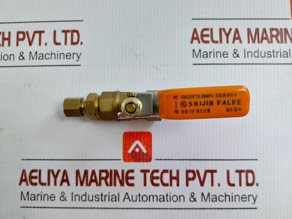 10A(3/8') 0.98 Mpa Shijin Ball Valve Weight 130 Gm
