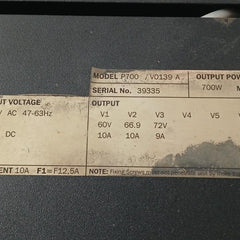 10 Gr 04 Industronic Input-115Vac 47-63Hz Power Supply Module