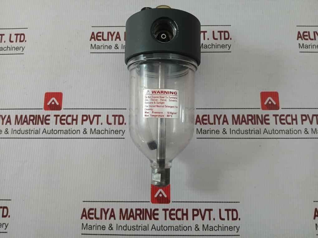 10 Kg/Cm2 Pneumatic Air Filter 49°C
