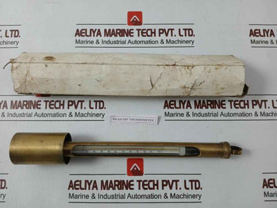 -10 To 100˚C/10˚C Brass Dip Thermometer 20-200˚F/20˚F