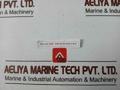 -10 To 100˚C/10˚C Brass Dip Thermometer 20-200˚F/20˚F