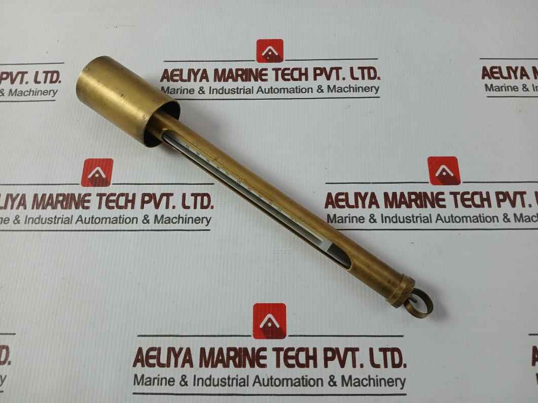 -10 To 100˚C/10˚C Brass Dip Thermometer 20-200˚F/20˚F