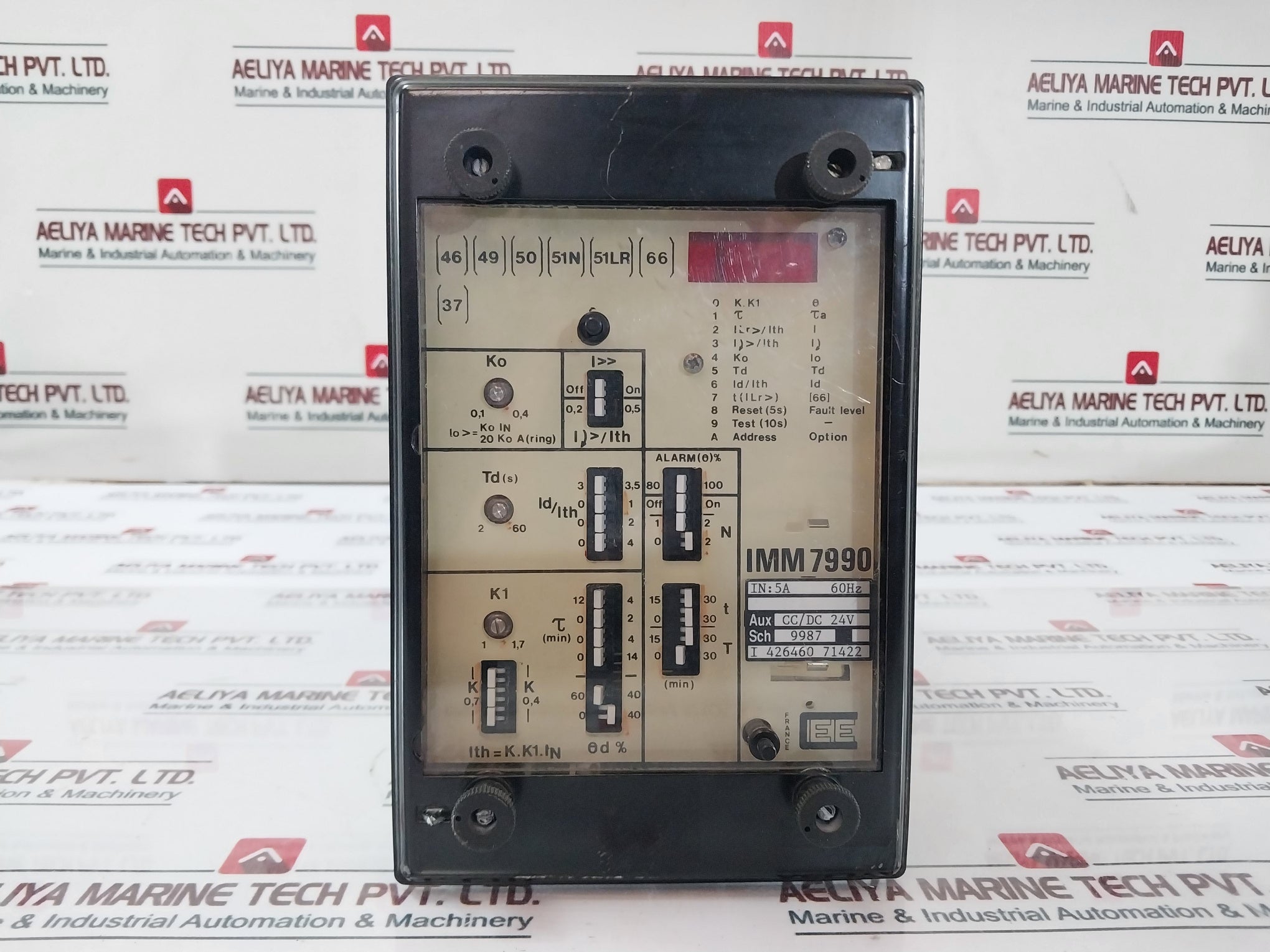 C.E.E. Imm 7990 Motor Protection Relay 5A 60Hz