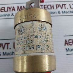 Sg Controls 315A Hbc Fuse Link 415Vac