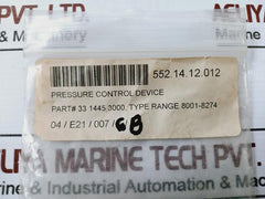 1100 Mbar Digital Absolute Pressure Control Device