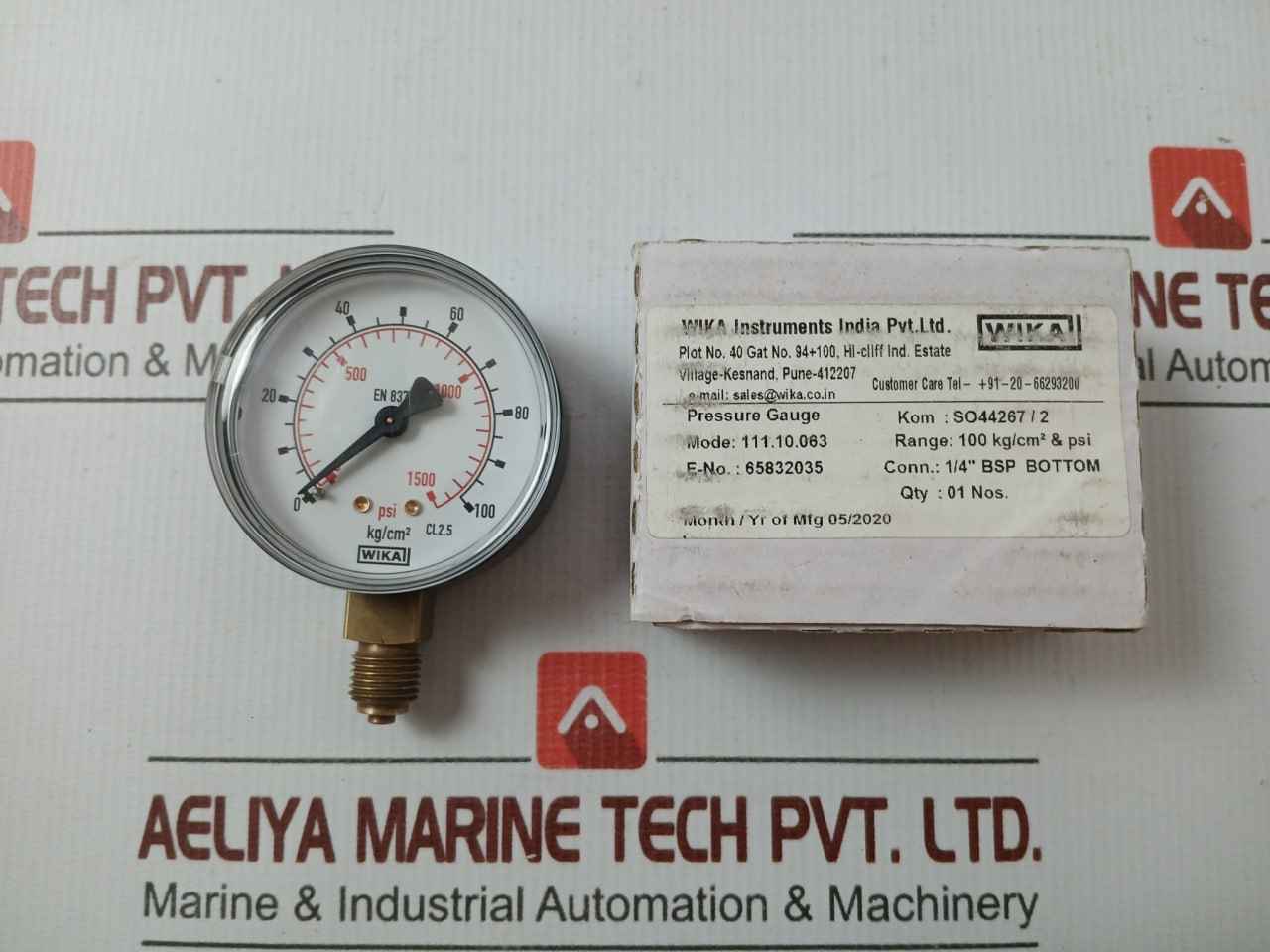 Pressure Gauge 111.10.063 Wika