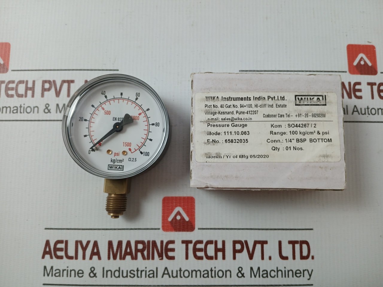 Pressure Gauge 111.10.063 Wika