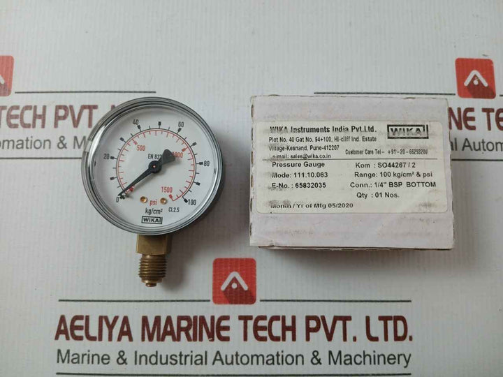 Pressure Gauge 111.10.063 Wika