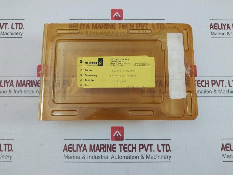 112.046.009.201 D Power Supply Board Sulzer