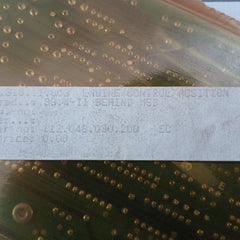 112.046.030.200 E Engine Control Position Pcb Module Sulzer 10V