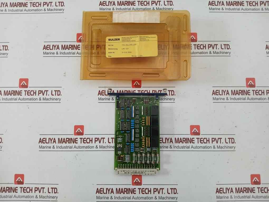 112.046.030.200 E Engine Control Position Pcb Module Sulzer 10V