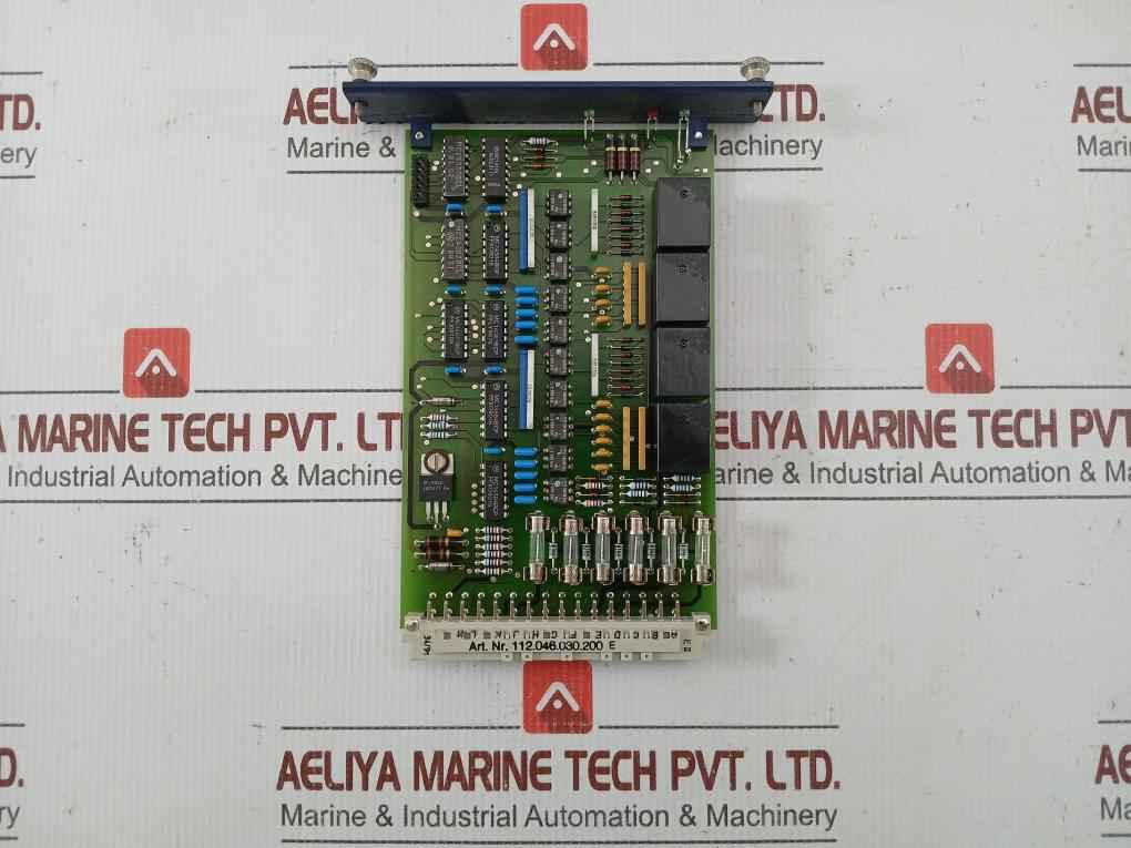 112.046.030.200 E Engine Control Position Pcb Module Sulzer 10V