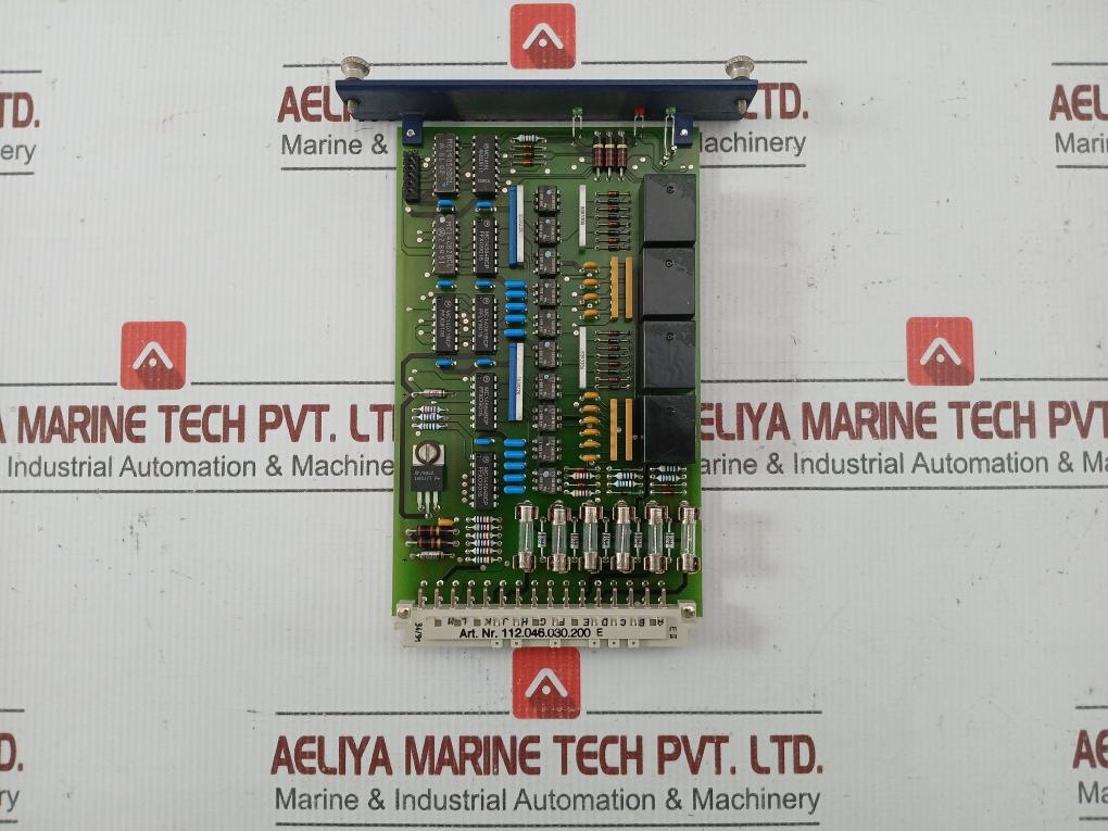 112.046.030.200 E Engine Control Position Pcb Module Sulzer 10V