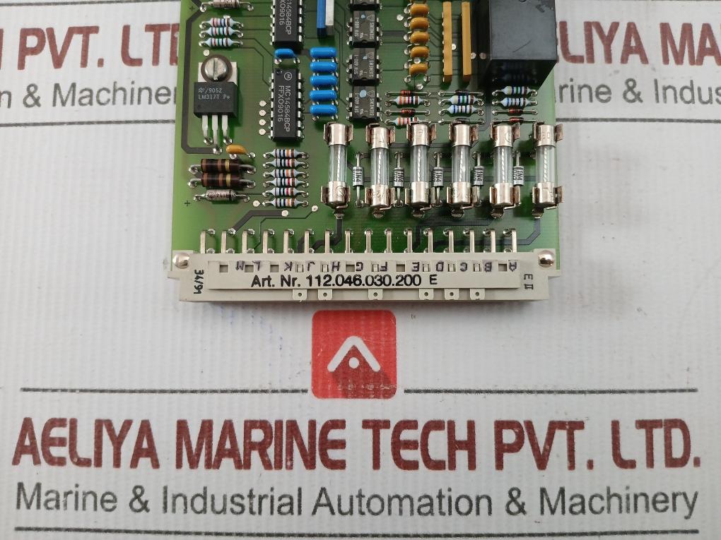 112.046.030.200 E Engine Control Position Pcb Module Sulzer 10V