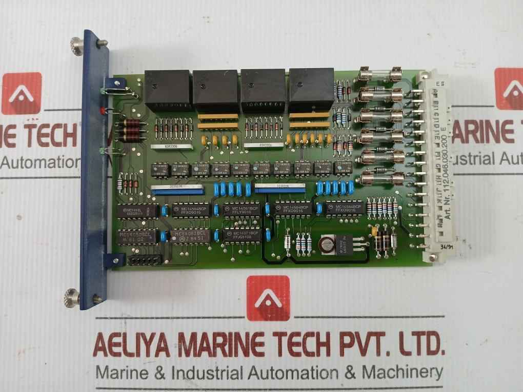 112.046.030.200 E Engine Control Position Pcb Module Sulzer 10V