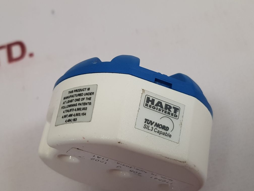 Hart Registered 112541 405 J 1502 Transmitter