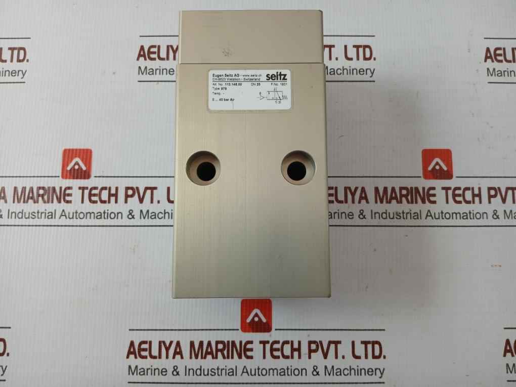 113.148.00 Pneumatic Actuated Air Valve 0-40 Bar Seitz