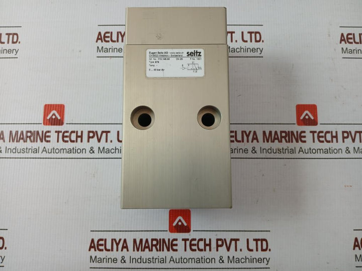 113.148.00 Pneumatic Actuated Air Valve 0-40 Bar Seitz