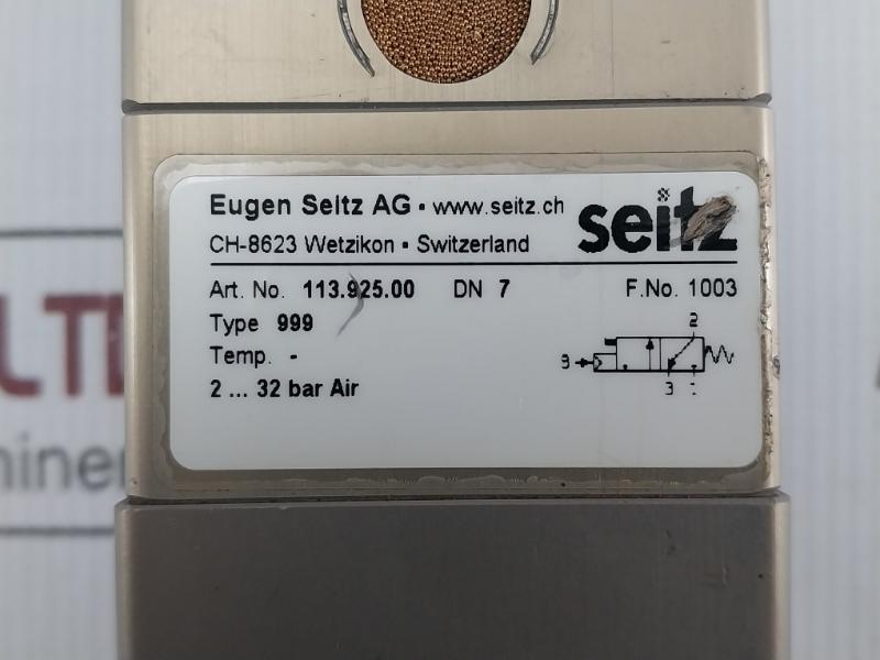 113.925.00 Solenoid Valve Eugen Seitz
