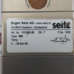 113.925.00 Solenoid Valve Eugen Seitz