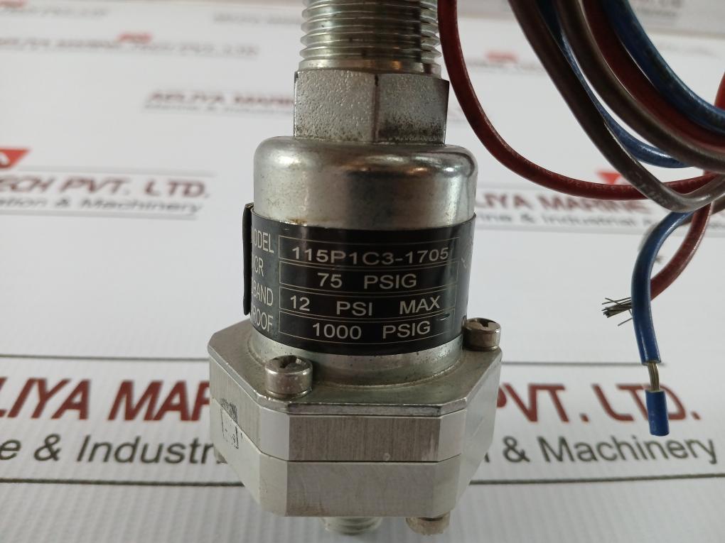 115P1C3-1705 Neo-dyn Pressure Switch 75 Psig