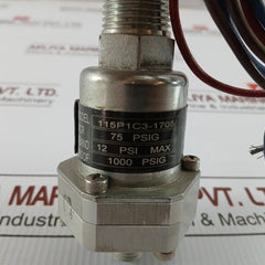 115P1C3-1705 Neo-dyn Pressure Switch 75 Psig