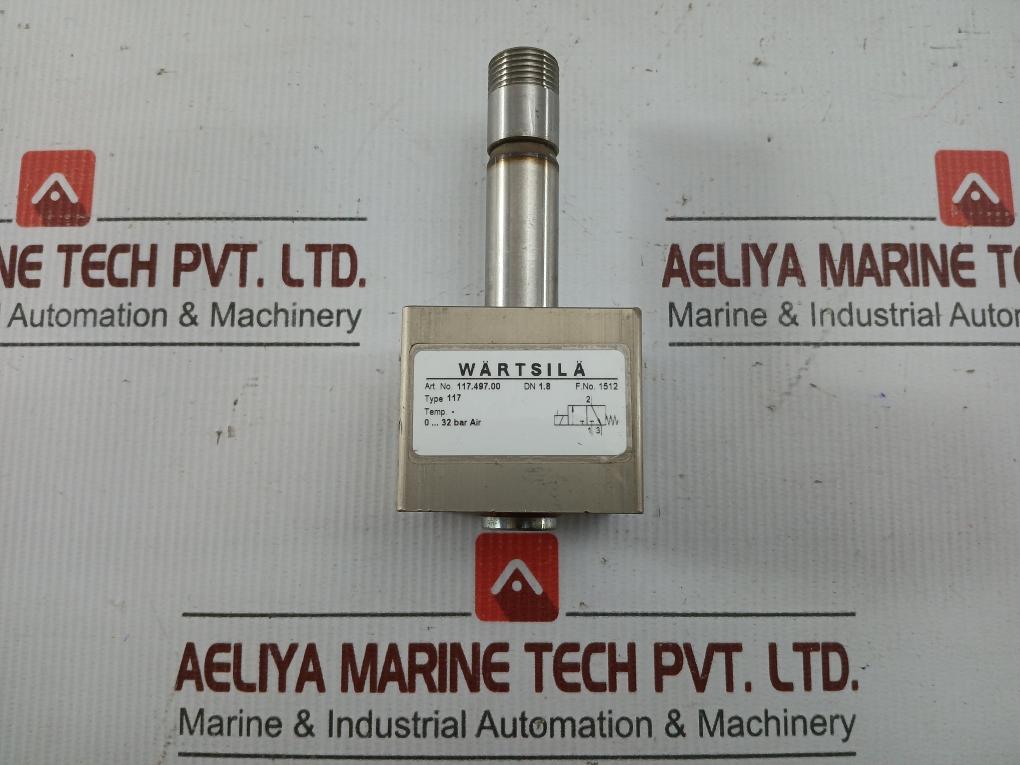 117.497.00 Solenoid Valve Wartsila 0-32 Bar Air