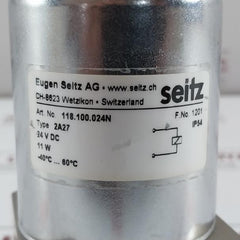 118.100.024N Eugen Seitz 24Vdc -40˚C…60˚C Solenoid Valve Coil